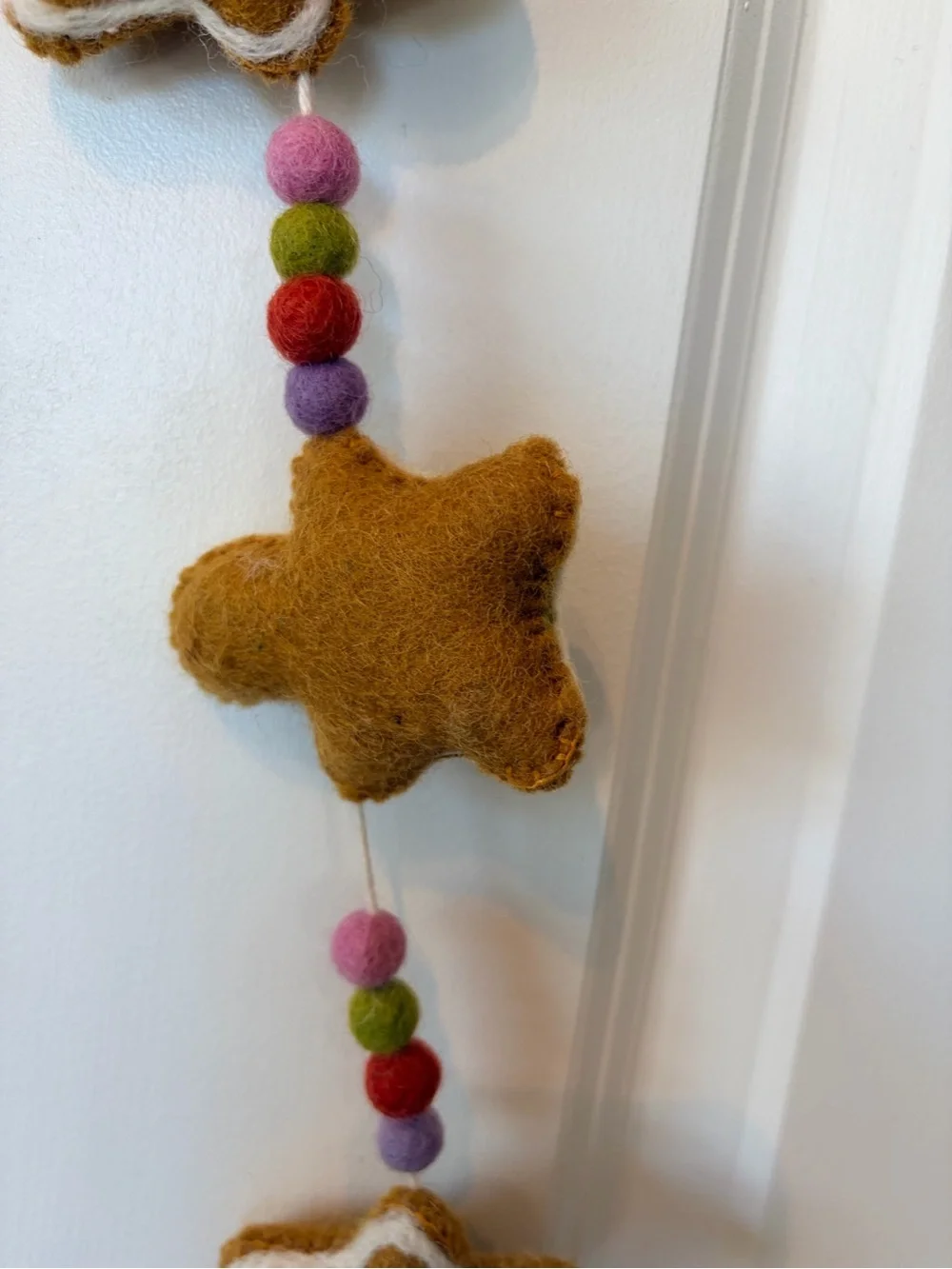 Felt Gingerbread Man Garland 72